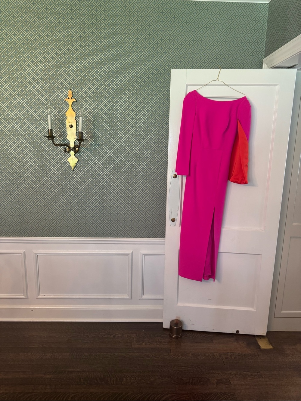 Vince Camuto Fuchsia Dress with Orange Lining